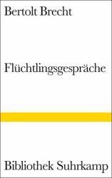 Bertolt Brecht's Refugee Conversations book cover