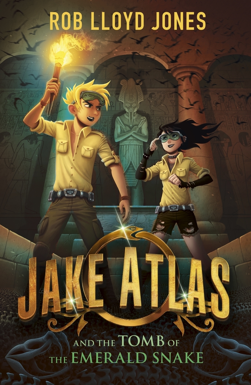 Jake Atlas and the Tomb of the Emerald Snake book cover