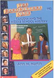 Claudia and the Middle School Mystery book cover