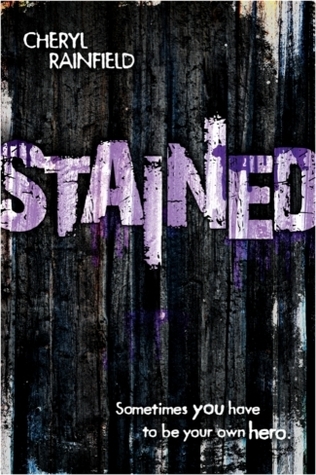 Stained book cover