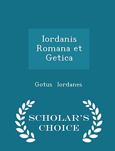 Iordanis Romana et Getica book cover