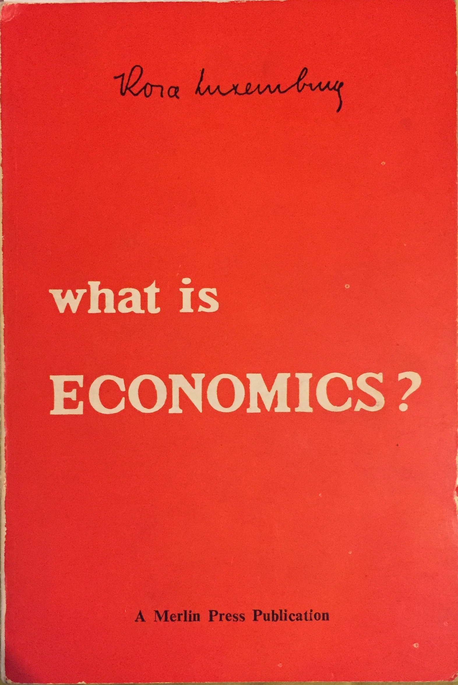 What is Economics? book cover
