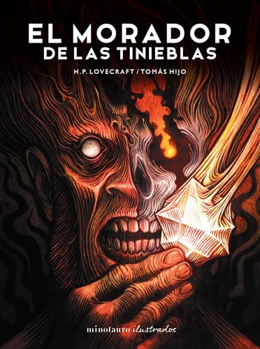 El morador de las tinieblas, de H.P. Lovecraft. Ilustrada por Tomás Hijo book cover