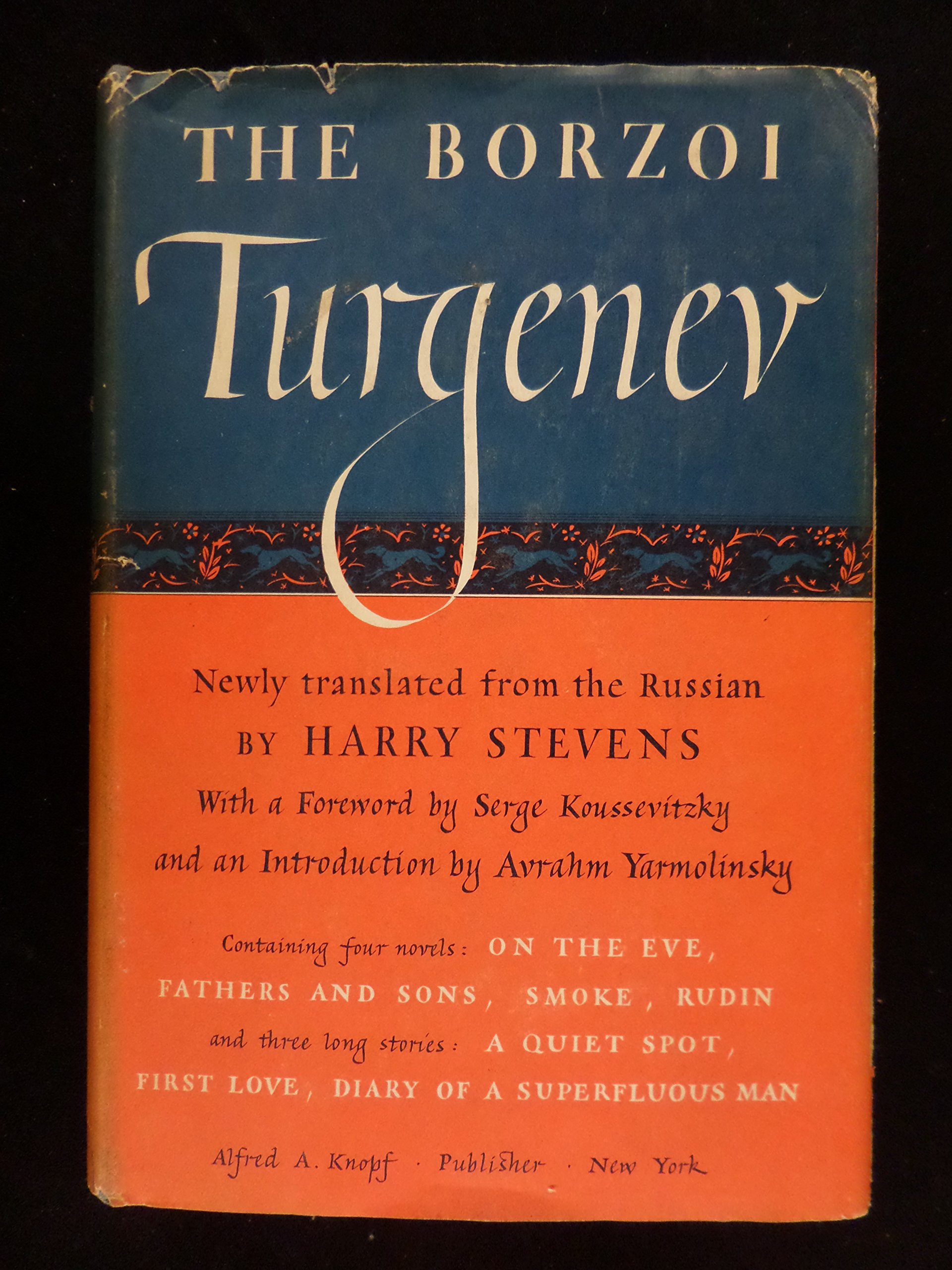 The Borzoi Turgenev book cover