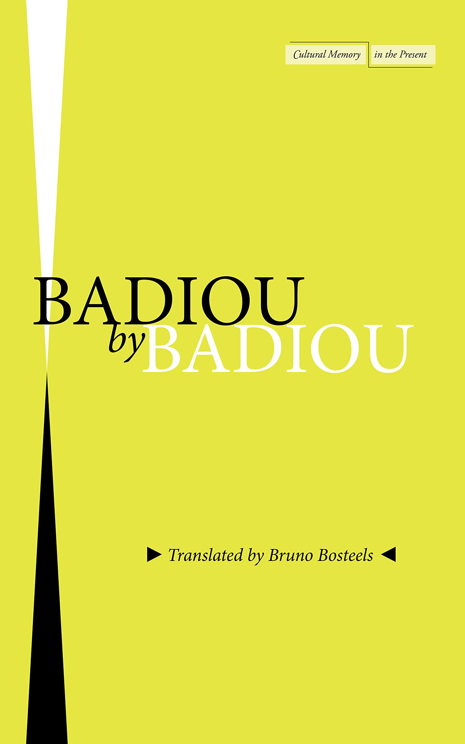 Badiou by Badiou book cover