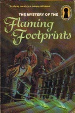 The Mystery of the Flaming Footprints book cover