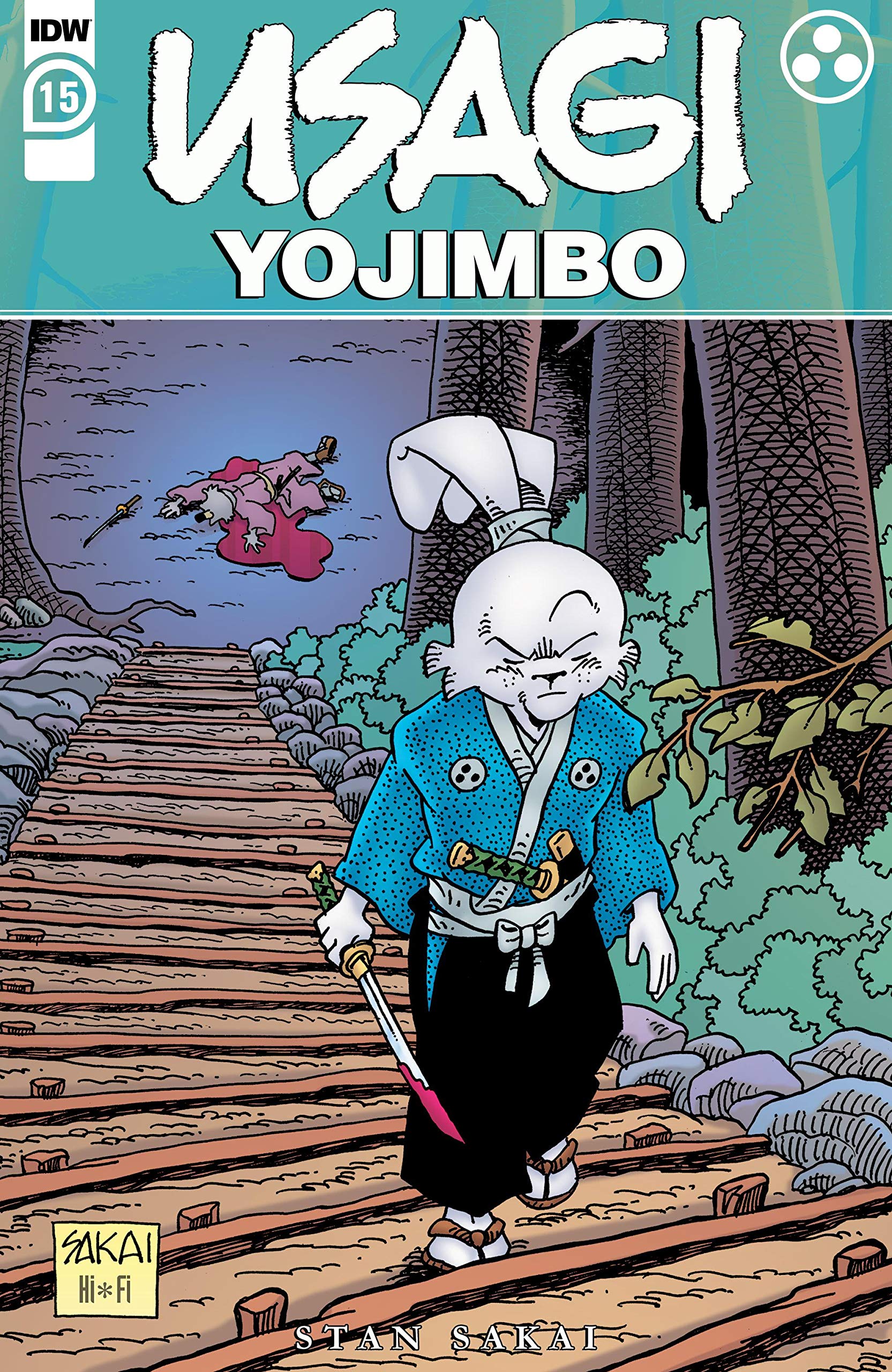 Usagi Yojimbo (2019-2022) #15 book cover