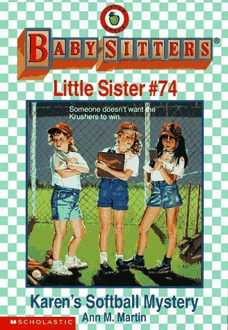 Karen's Softball Mystery book cover