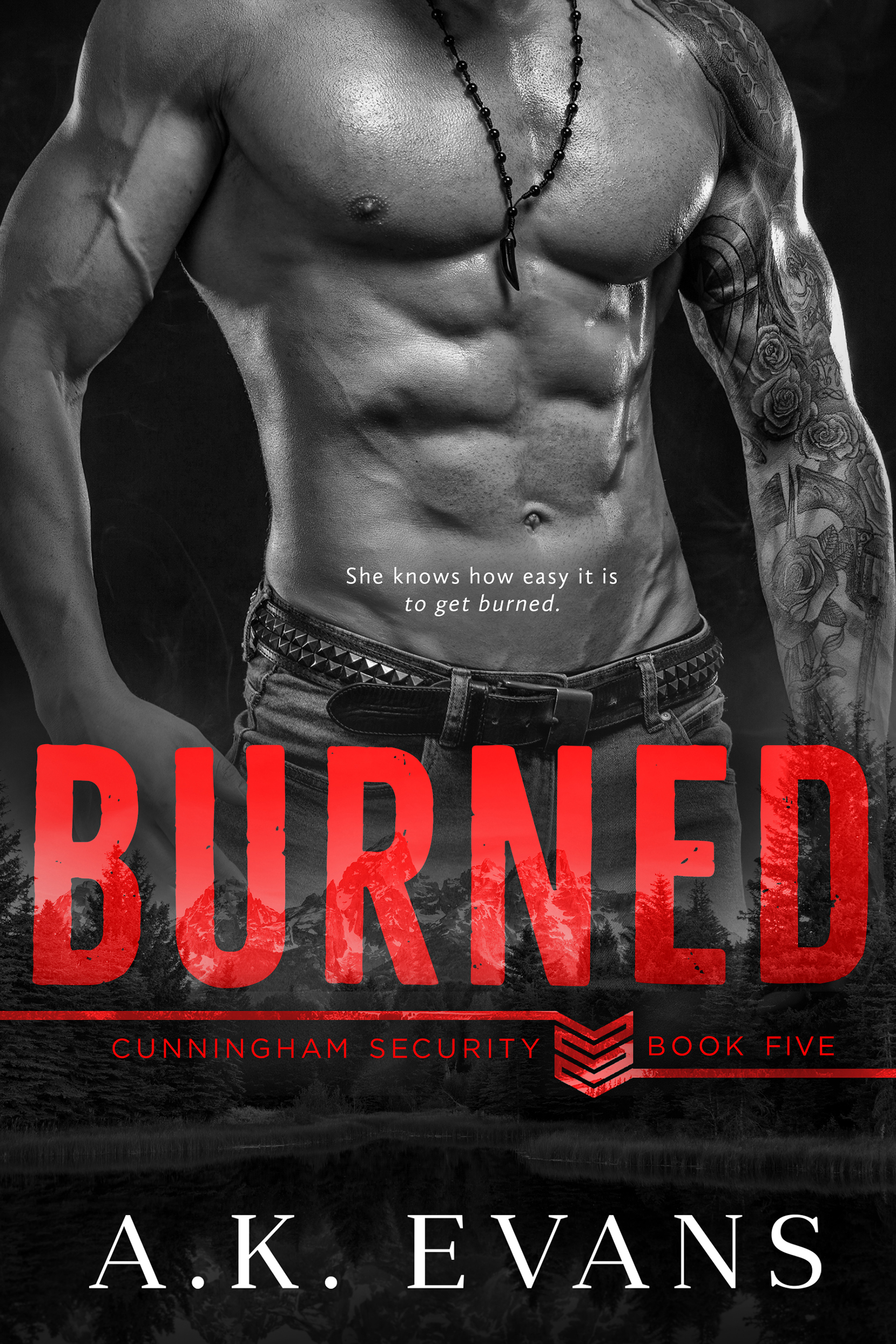 Burned book cover