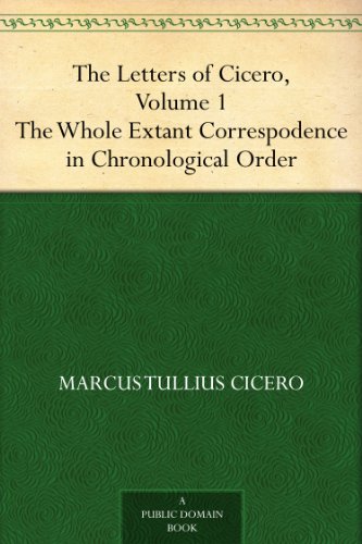 The Letters of Cicero, Vol 1 book cover