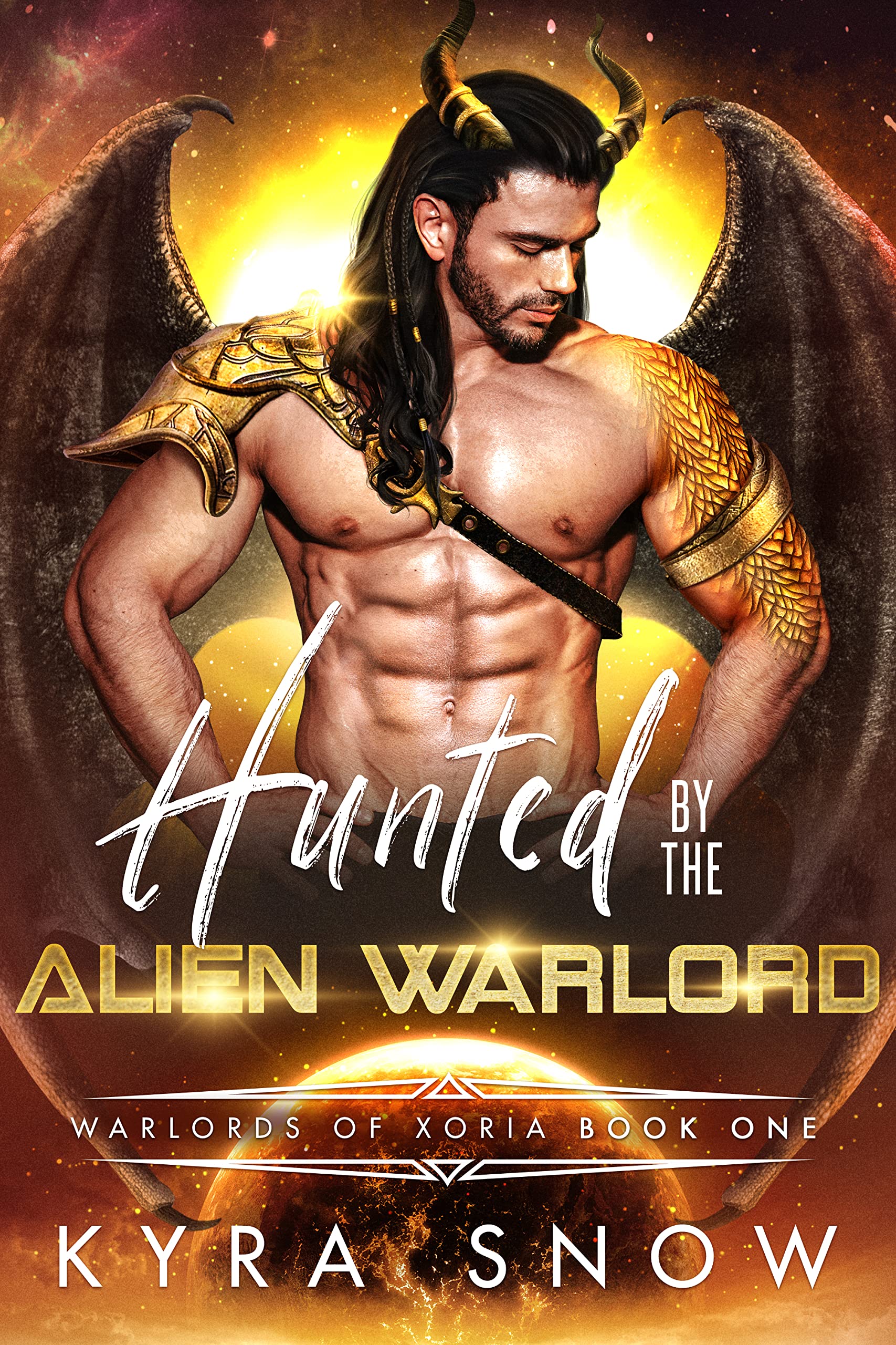 Hunted by the Alien Warlord book cover