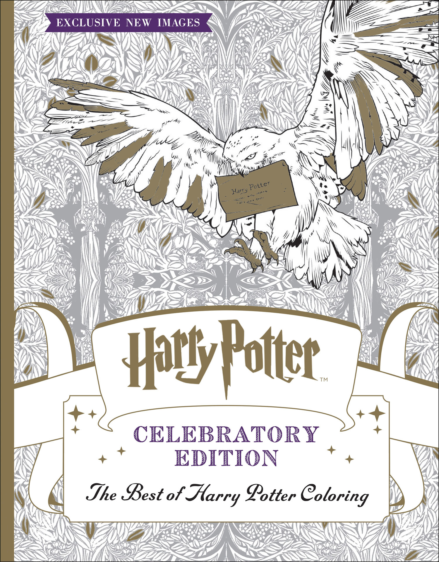 The Best of Harry Potter Coloring book cover