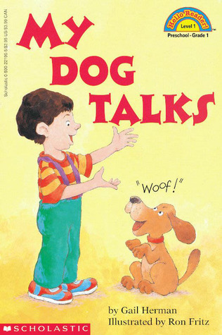 My Dog Talks (Hello Reader book cover