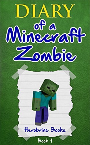Diary of a Minecraft Zombie book cover 1