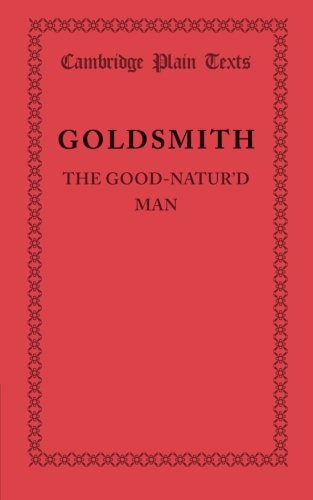 The Good-Natur'd Man book cover