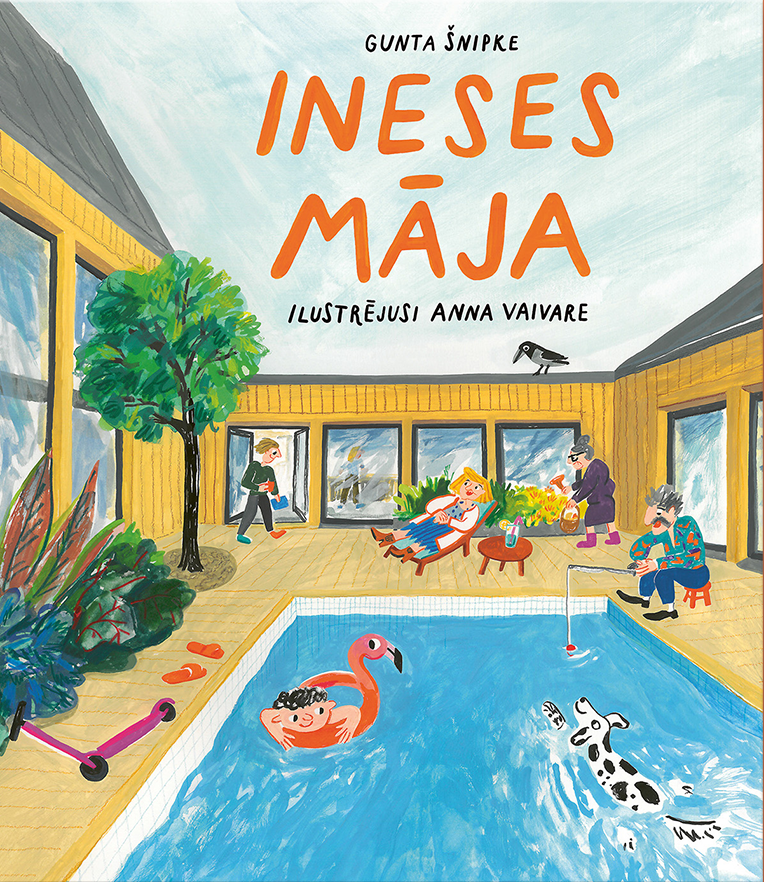Ineses māja book cover