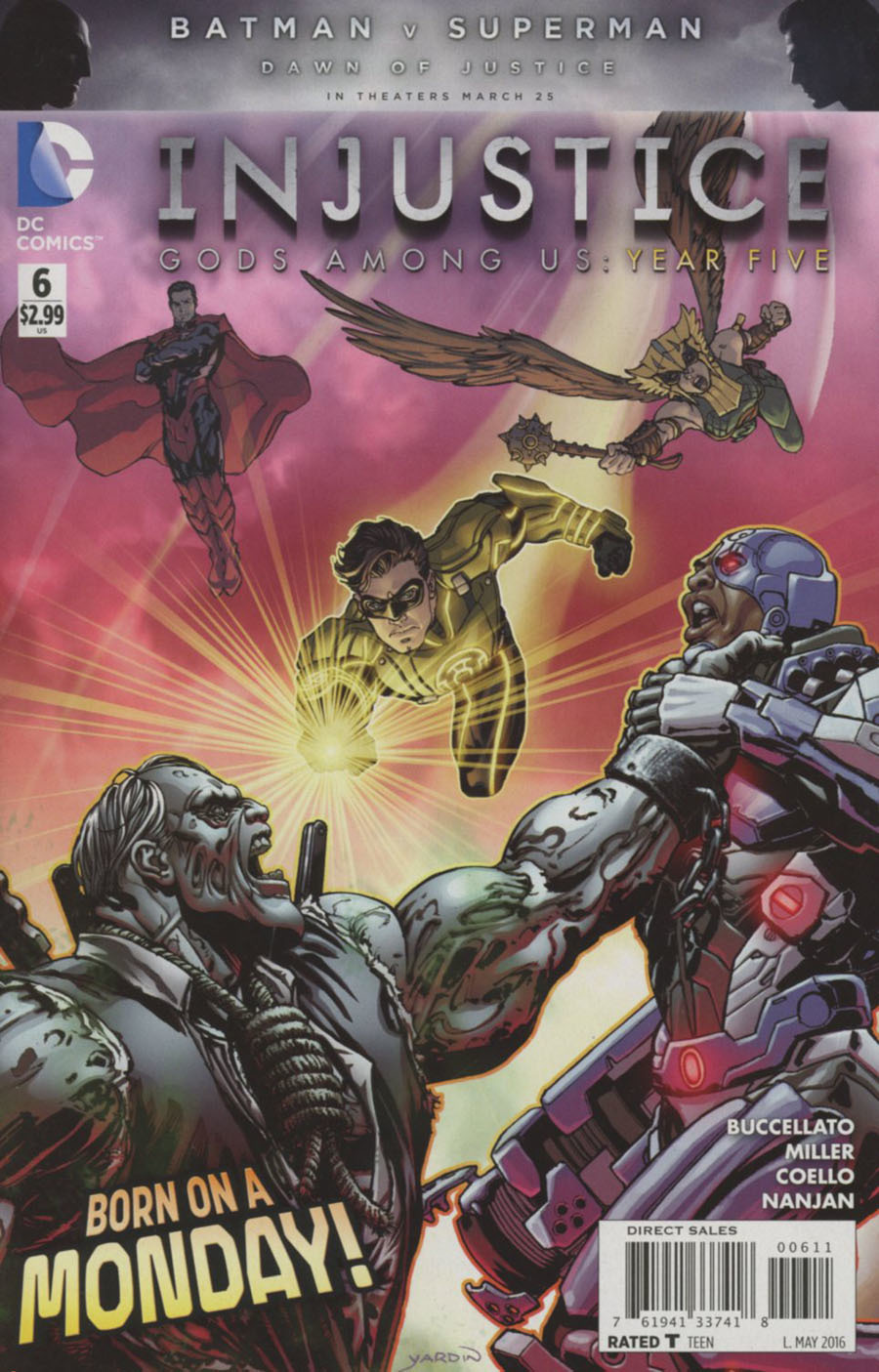 Injustice: Gods Among Us - Year Five series book cover 3