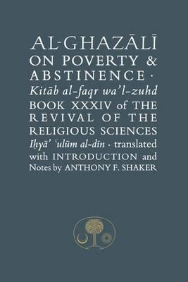 Al-Ghazali on Poverty and Abstinence book cover