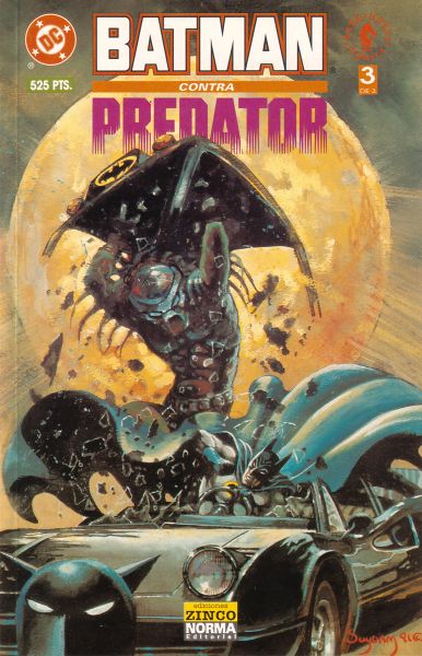 Batman versus Predator book cover 2