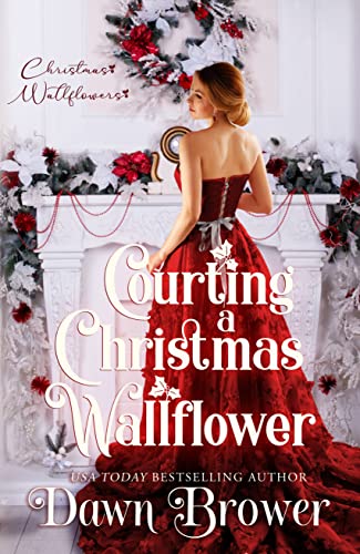 Courting a Christmas Wallflower book cover