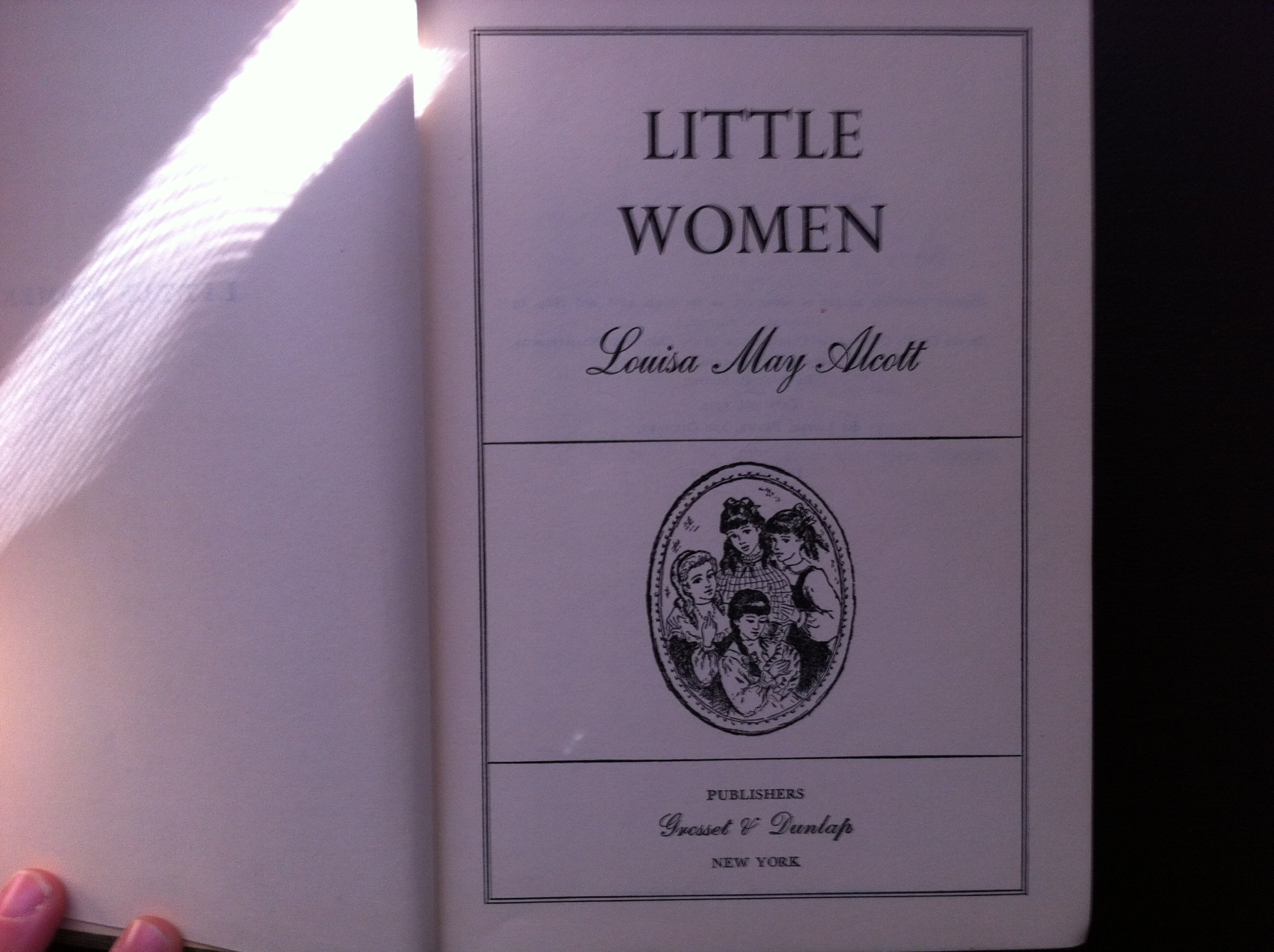 Little Women by Louisa May Alcott Companion Library copyright 1915 book cover