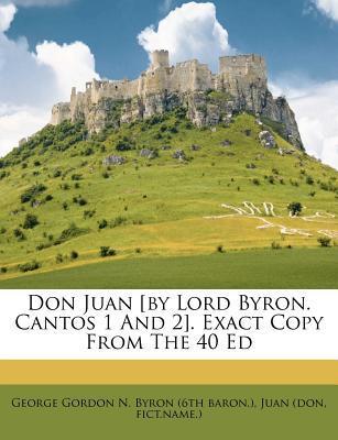 Don Juan [Cantos 1 and 2] book cover
