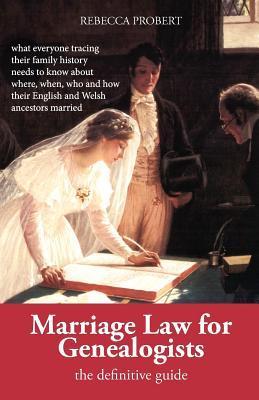Marriage Law for Genealogists book cover