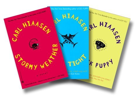 Carl Hiaasen's South Florida Three Book Set book cover