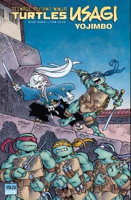 Teenage Mutant Ninja Turtles/Usagi Yojimbo book cover