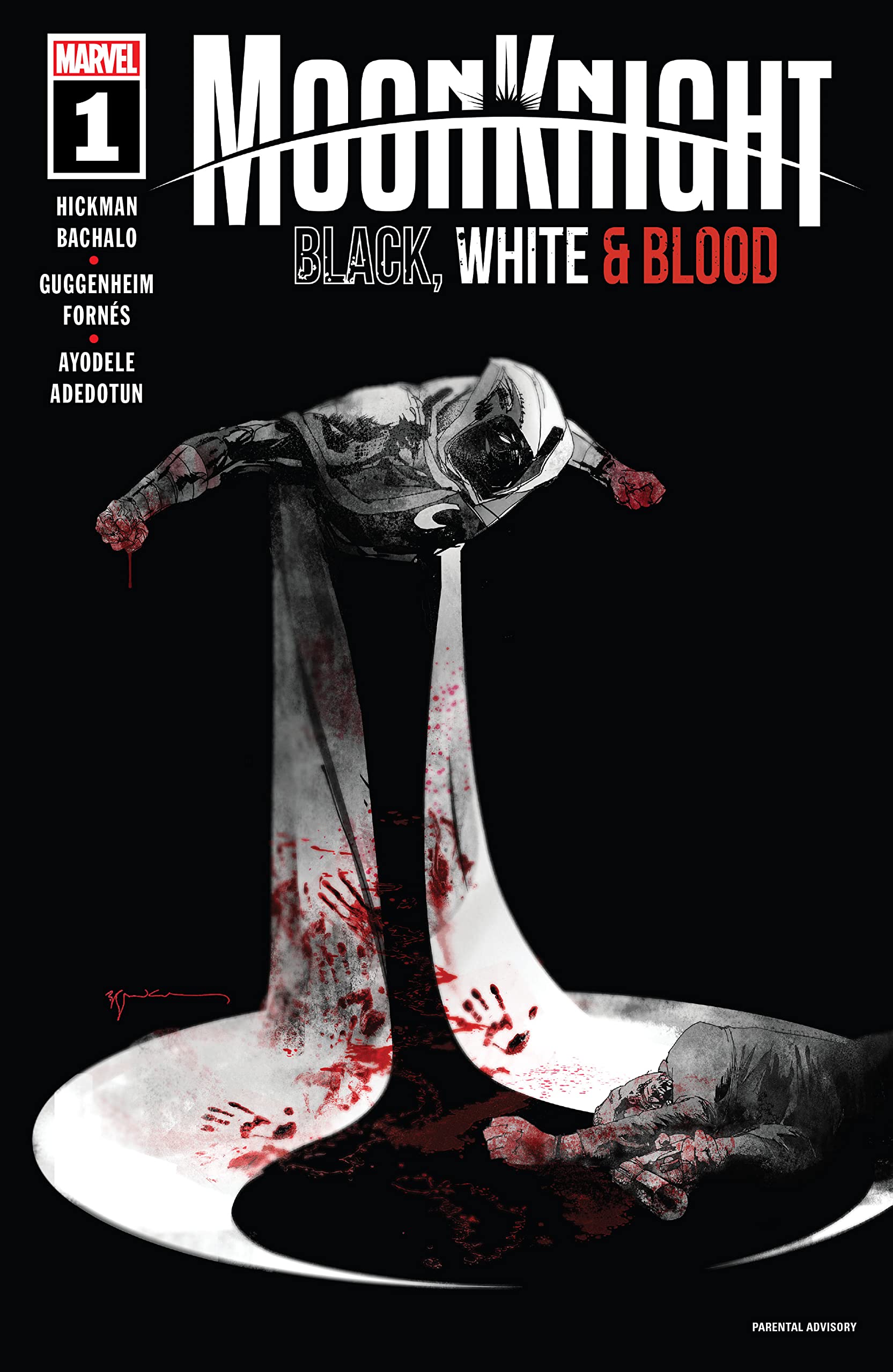 Moon Knight: Black, White & Blood book cover 1