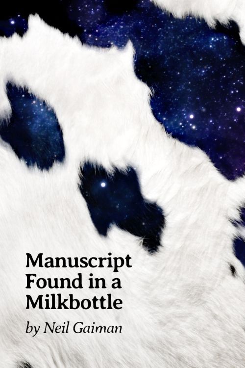 Manuscript Found in a Milk Bottle book cover