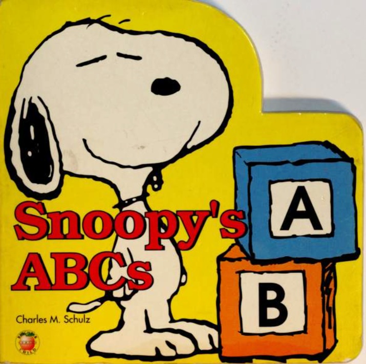 Snoopy's ABC's book cover
