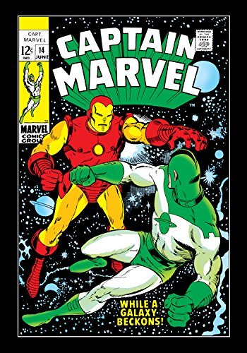 Captain Marvel (1968) book cover 3