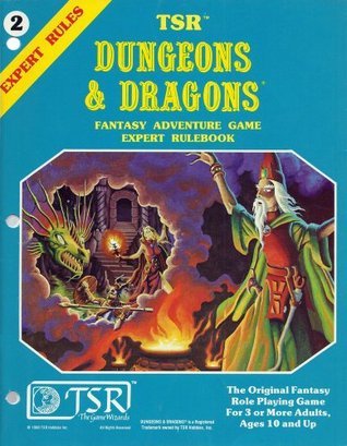 Dungeons & Dragons Fantasy Adventure Game Expert Rulebook book cover