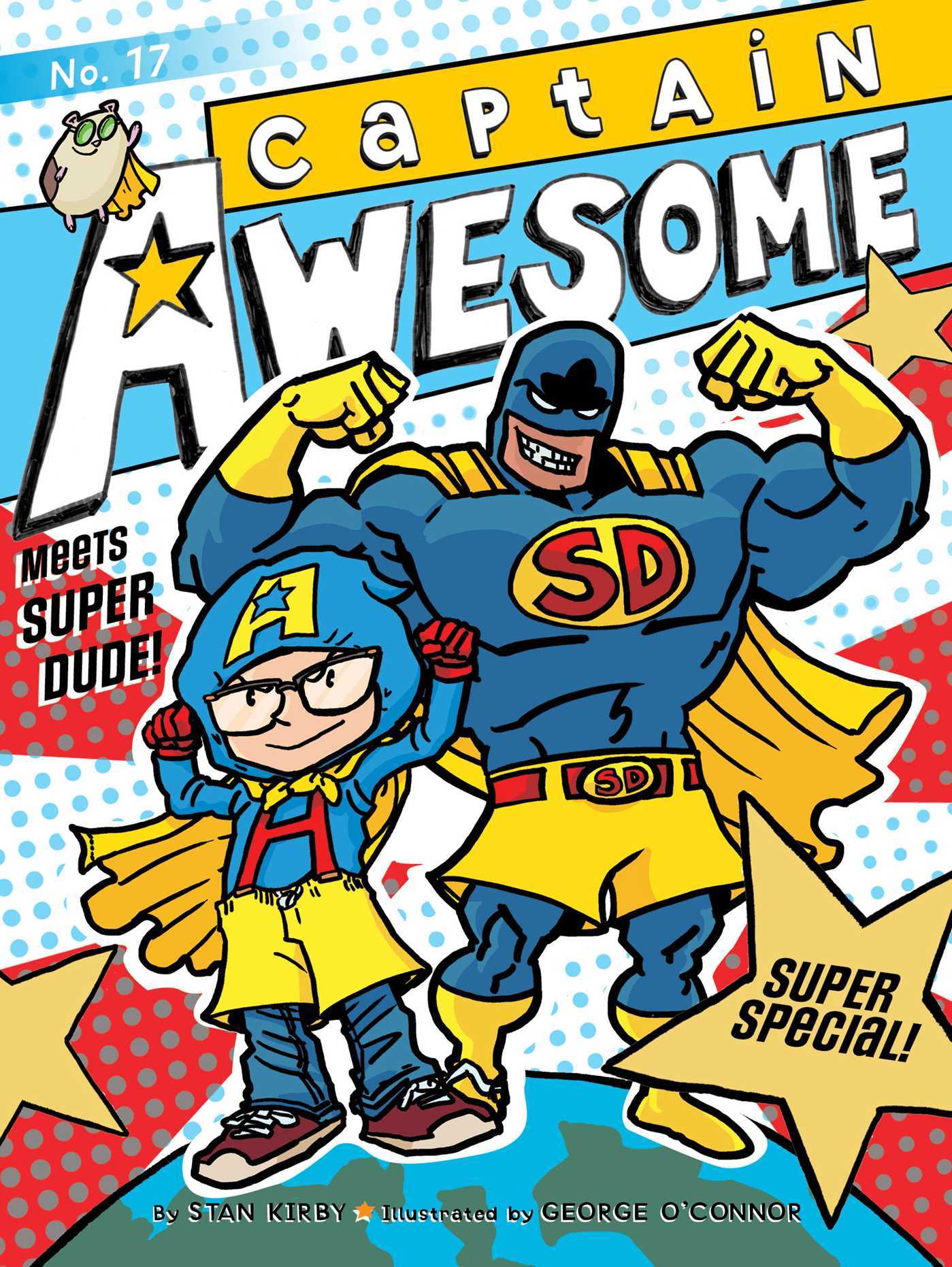 Captain Awesome Meets Super Dude! book cover