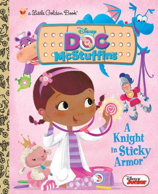 A Knight in Sticky Armor (Disney Junior book cover