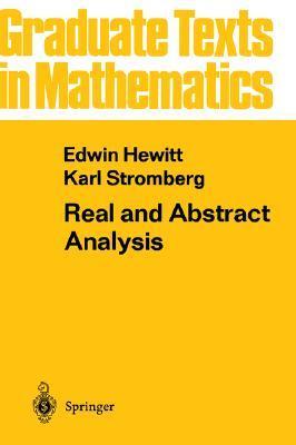 Real and Abstract Analysis book cover