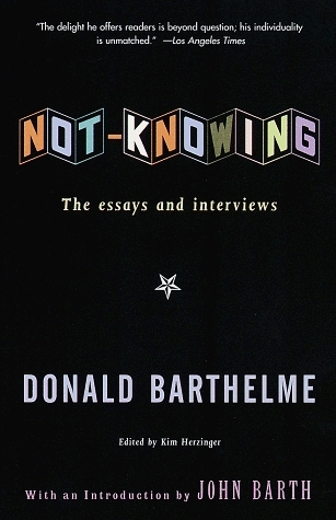 Not-Knowing book cover