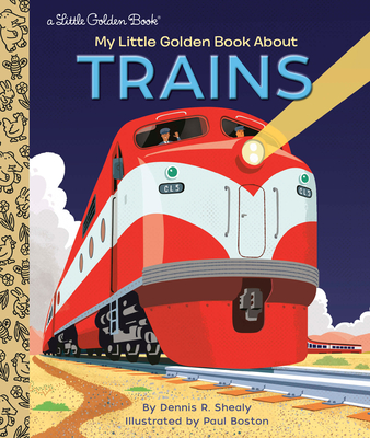 My Little Golden Book About Trains book cover