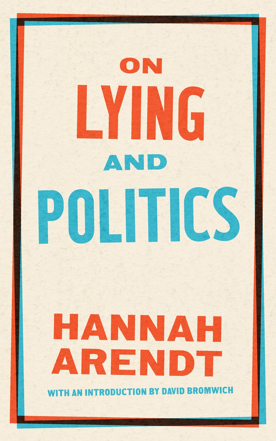 On Lying and Politics book cover