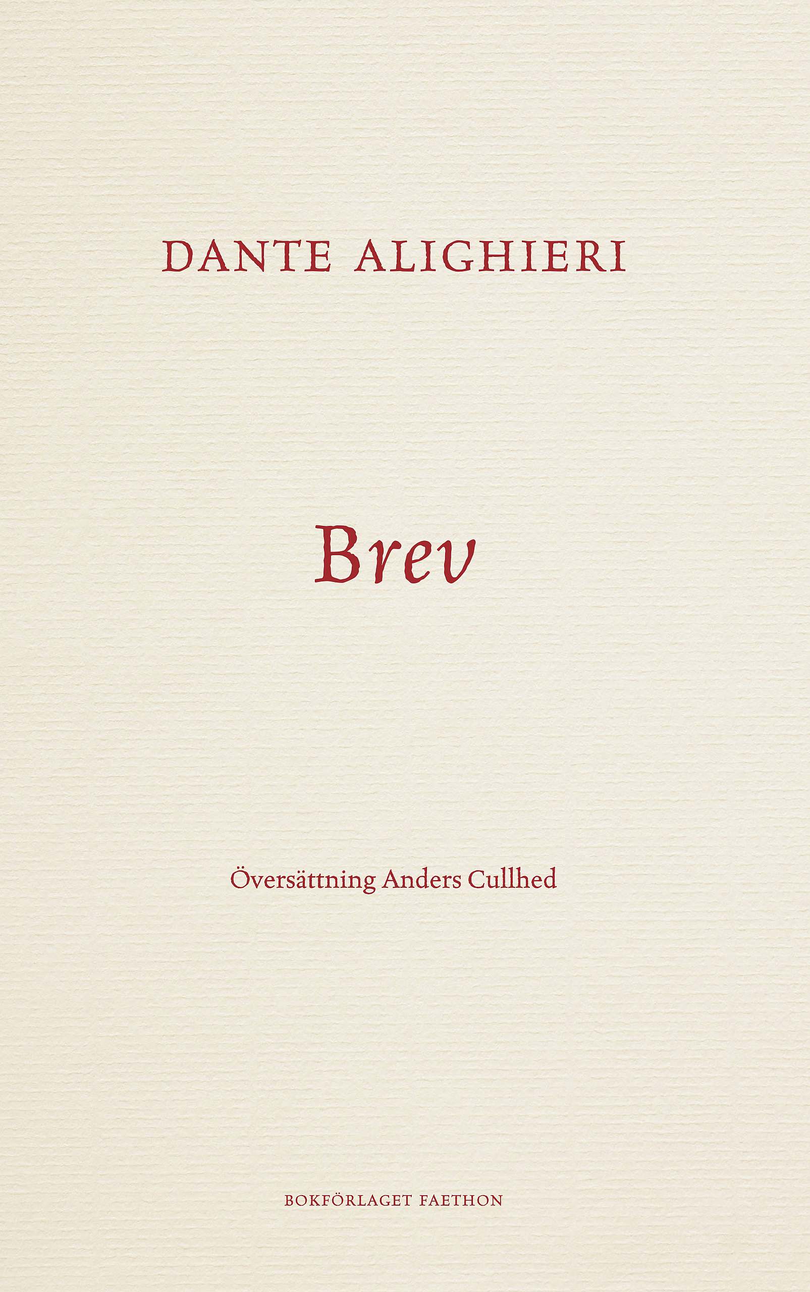 Brev book cover
