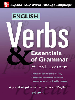 English Verbs & Essentials of Grammar for ESL Learners book cover