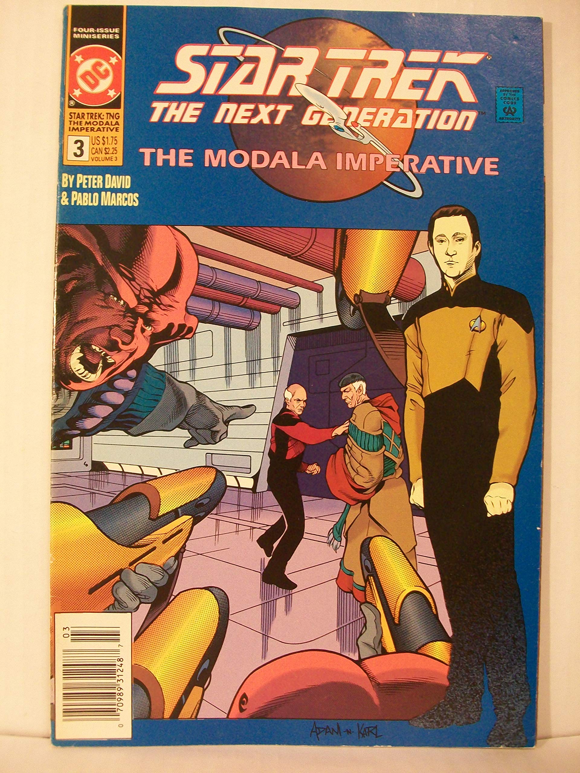 Star Trek Next Generation #3 book cover