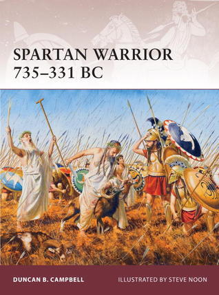 Spartan Warrior 735-331 BC book cover