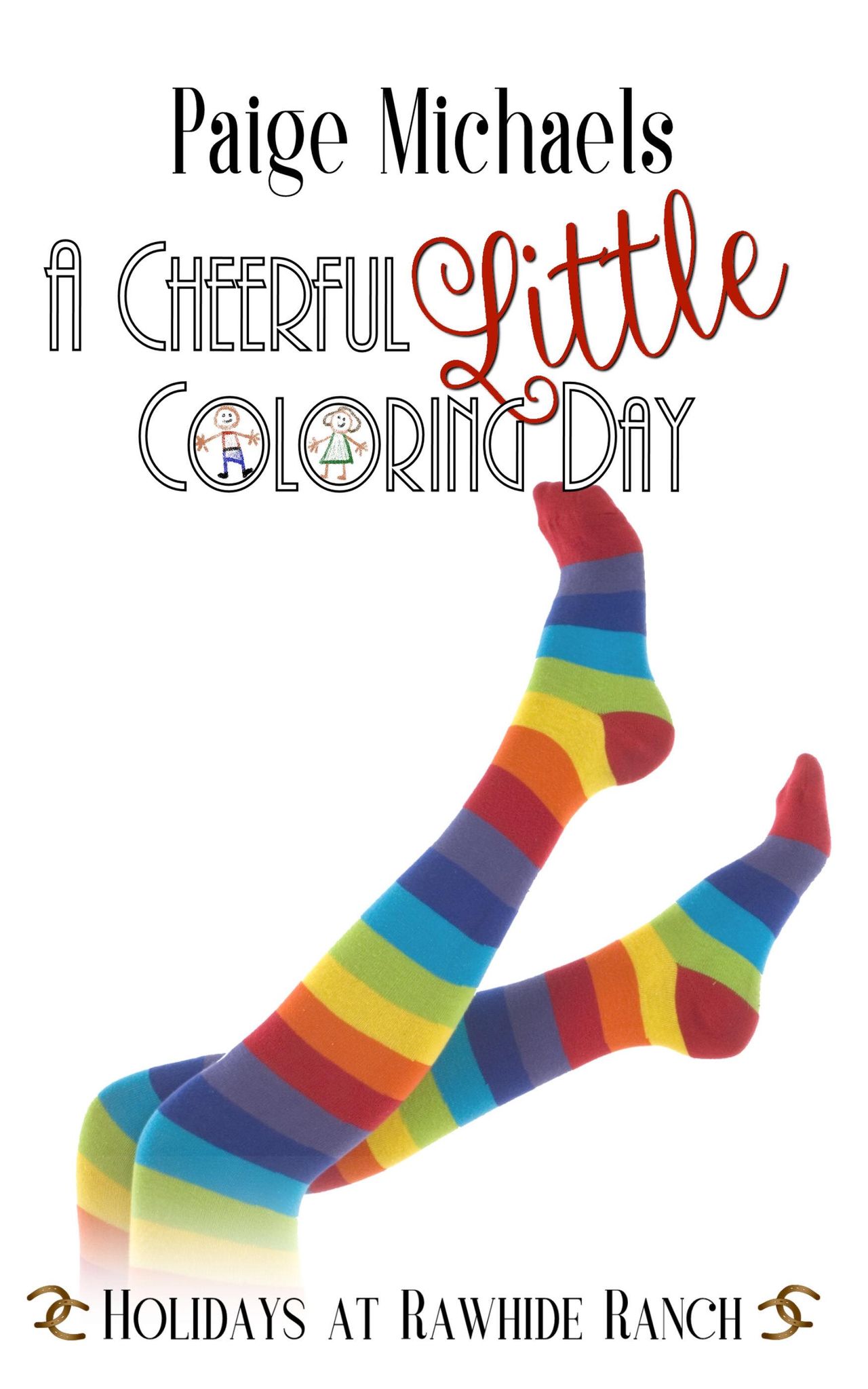 A Cheerful Little Coloring Day book cover