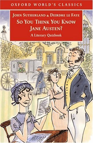 So You Think You Know Jane Austen? book cover