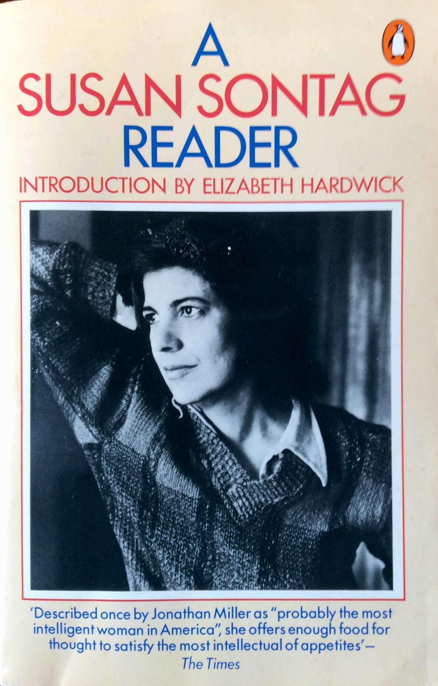 A Susan Sontag Reader book cover