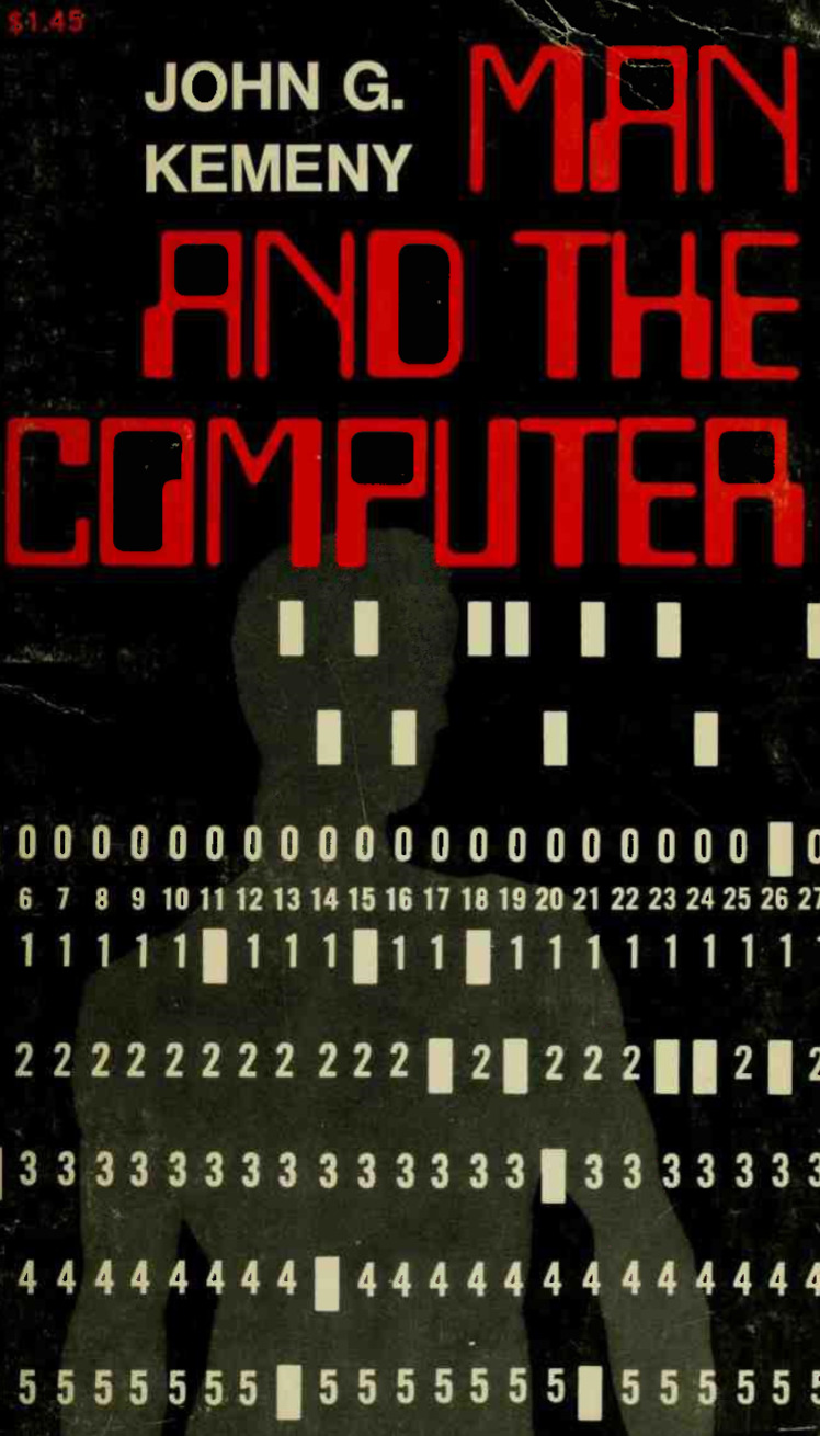 Man and the computer book cover