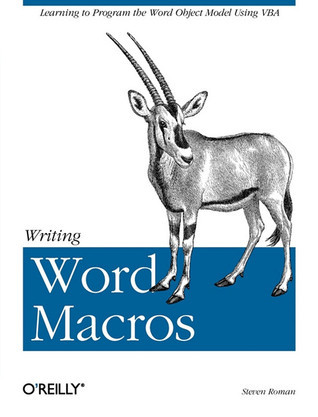Writing Word Macros book cover