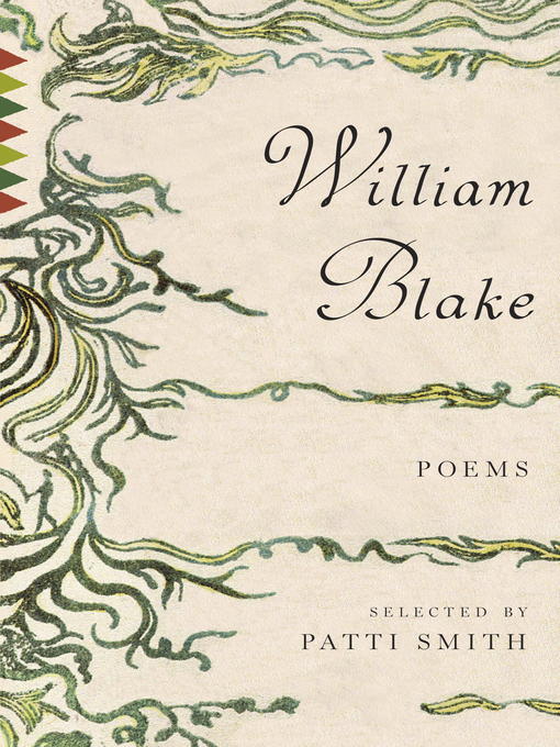 Vintage Blake Poems selected by Patti Smith book cover